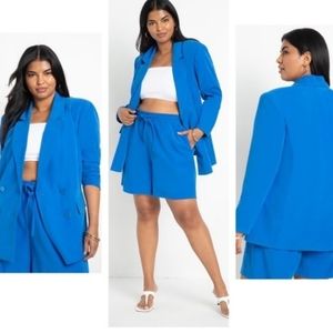 Eloquii blue blazer